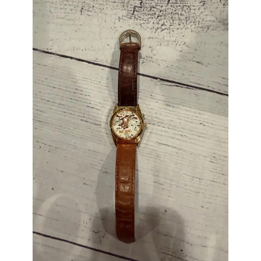 Vintage 1994 Armitron Looney Tunes Taz Musical Watch 